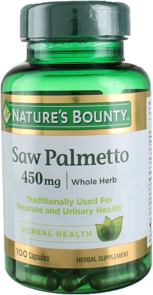 Naturens Bounty Saw Palmetto 450 mg 100 kapslar