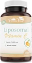Liposomaalinen C-vitamiini 1400 mg kapselit, Immunosupport Supplement, suuri imeytyminen vitamiini & antioksidantti rasvaliukoinen C-vitamiinin täydentää (180 kapselia)