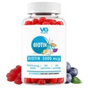 VITA GLOBE Biotin Gummies 5000 mikrog ... Extra Strength hiukset, iho ja kynnet Tuki ...