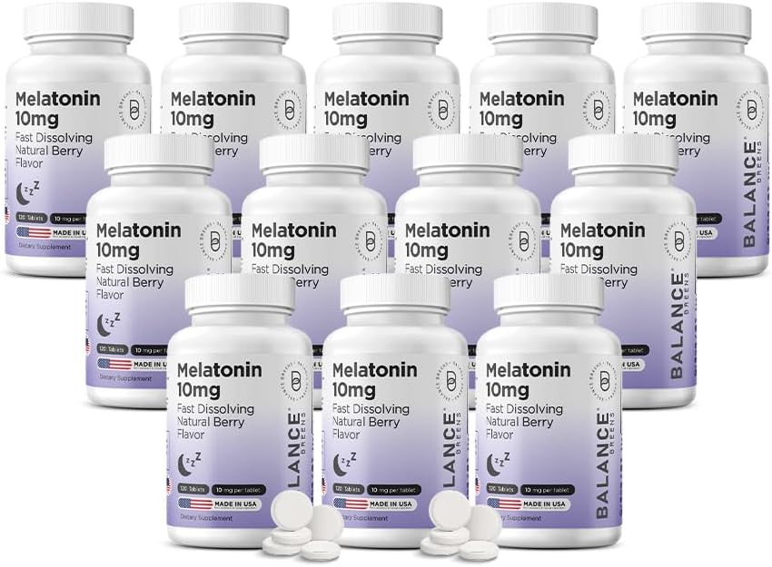 Balancebreens Melatoniini 10 mg Nopea ratkaisu, 120 tablettia ...
