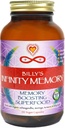 Infinity Memory and Focus Superfood Brain Fuel with Organic Lions Mane Mushroom, Ashwagandha, Holy Basil, & Turmeric, lisäravinteet naisille ja miehille (150 kapselia)