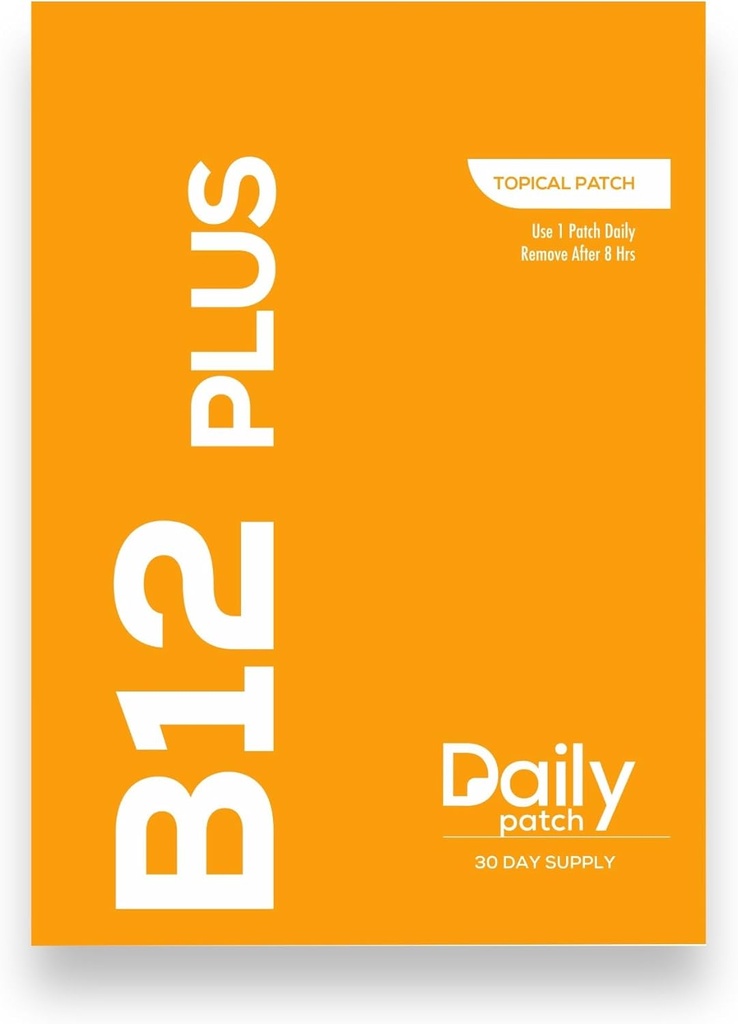 Daily Patches B12 Energy Plus Uutinen täydentää 30 päivän tarjonta