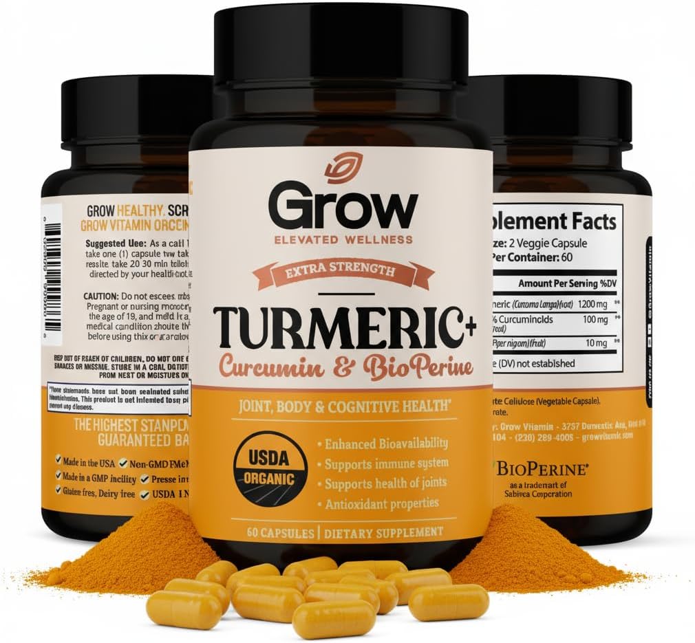 Kasvata Curcumin+ Ultra: Organic High-Potency Blend 