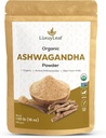 LuxuyLeafOrganic Ashwagandha Root Powder, ei-GMO & Vegan-Friendly (Ashwagandha Powder)