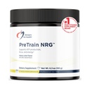 Designs for Health PreTrain NRG Drink Mix - Pre-Workout Powder with Creatine + Green Coffee - Tukee Focus, Power + Mental Energy in Atletes - None-GMO, Cherry Lime Flavor (20 Servings / 180g)