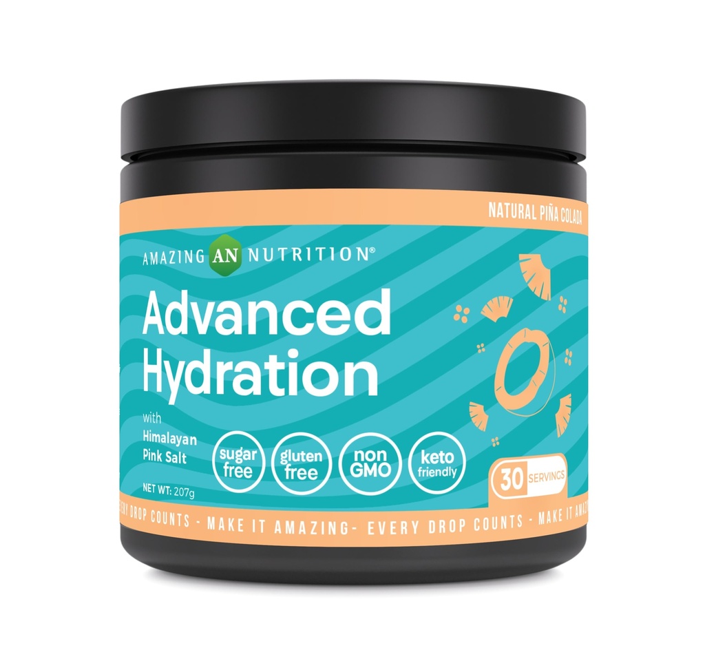 Amazing Nutrition Advanced Hydration, Electrolyte Powder 30 Tarjoilut ...