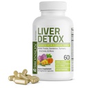 Bronson Liver Detox Advanced Detox & Cleansing Formula tukee terveyden maksan toimintaa maito Thistle, Voikukkauute, Turmeric, Artichoke Leaf & More, ei-GMO, 60 kasvissyöjä kapselit