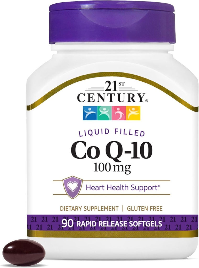 21st Century Co Q10 100 mg Softgels, 90