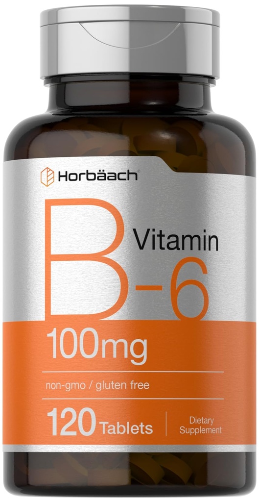 Horbaach-vitamiini B6 100 mg ... 120 Kasvisruokaa...