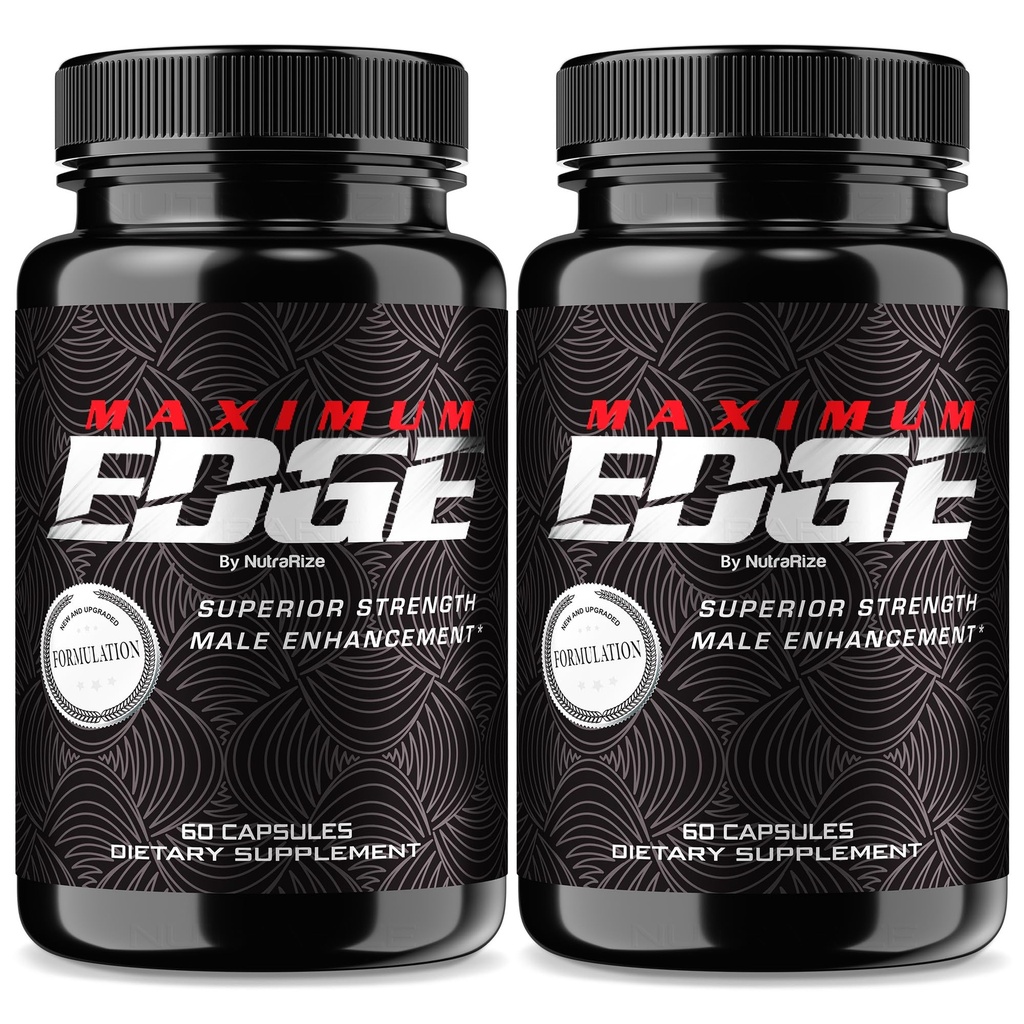 (2 pakkaus) Maximum Edge Mies pillereitä - Maksimi Edge Kapselit miehille, Täydellinen päivittäin Formula yleistä hyvinvointia ja huippusuorituskykyä, MaksimaalinenEdge Advanced Ruokavalio Supplement, Arviot (120 kapselia)