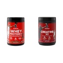 Six Star Elite Series 100% Whey Protein Plus Triple Chocolate 1.8lbs US & Creatiini Powder Creatiini X3 . Creatiini HCl + Creatiini Monohydraattijauhe