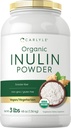 Carlyle Organic Inulin Powder 48oz | Prebiotic Fiber från Jerusalem Artichoke | Vegan, Vegetarian, Non-GMO & Gluten Free Supplement