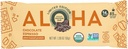 Aloha Organic Chocolate Espresso Protein Bars, 14g Plant-Based Protein, 85mg Koffein, USDA Certified Organic, Gluten Free & Non-GMO, 1,98 Oz (Pack av 12)