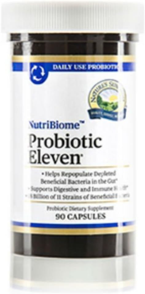 Naturens Sunshine Probiotic Eleven 90 Capsules (Pack of 4)
