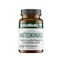 NutraMediax Nattokinaasi Supplement - Nattokinaasi 2000 FU per Serving - Suunniteltu tukemaan sydämen terveyttä ja tervettä kiertoa - Gluteenittomat + maitotuotteet (60 kapselia)
