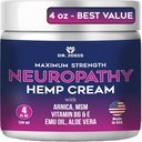Dr JOEL'S Neuropathy Cream - Maximal styrka Nerve Relief Cream för fötter, händer, ben - 4 OZ Large - Made in USA