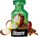 Boom Nutrition - Carb Boom Energy Gel - Fruit-Flavored Energy Geels - Workout Gel - Energy Gel pyöräilyyn - Running Gel - Natural Energy Gel - Apple Cinnamon (24 Pack)