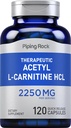 Piping Rock Acetyl L- Carnitine HCL ... 2250mg... 120 kapselia...