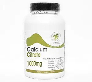Kalciumcitrat 1000mg - 100 kapslar - Inga tillsatser - Naturtitionstillägg