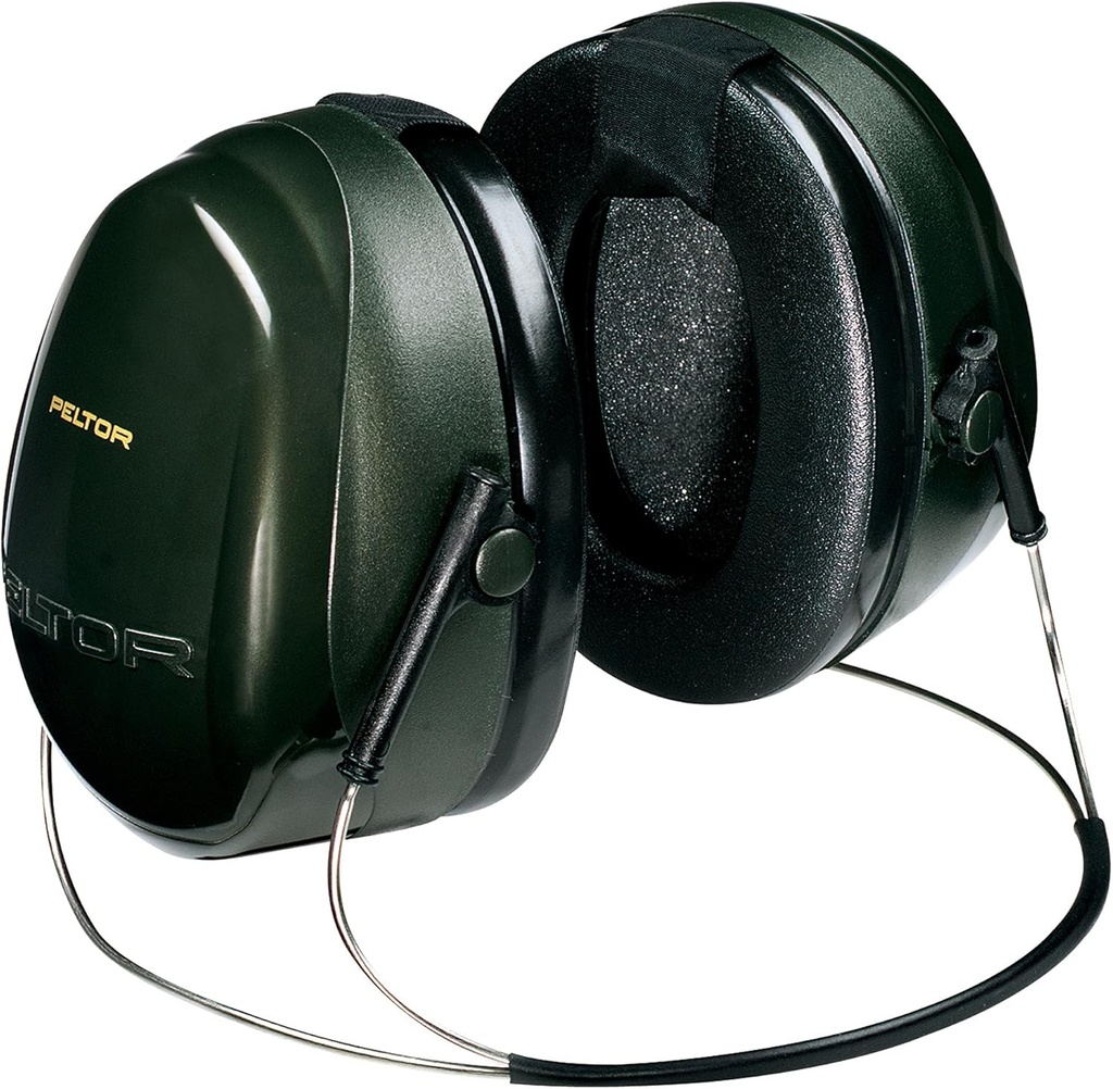 3M - H7B Peltor Optime 101 bakom huvudet Earmuff, Hörselskydd, öronskydd, NRR 26 dB Green