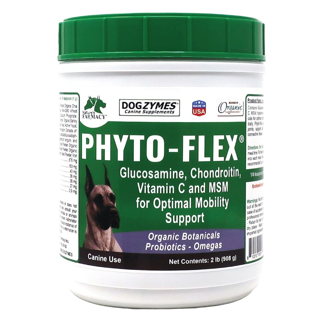 Dogzymes Phyto Flex - Glukosamiini, kondroitiini, MSM ja hyaluronihappo... (2 punta)