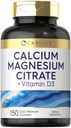Carlyle Kalsium Magnesium Sitraatti D3- vitamiinilla 150 kapselia