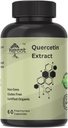 Quercetin Extract kapselit ei-GMO,Gluteeniton, kasvissyöjä tukee yleistä terveys vahvuus energia (60 kapselia)