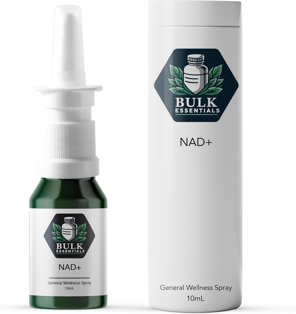 NAD + Spray | 100 Sprayer | Nicotinamide Adenine Dinucleotide | NAD + | 100% Pure & USA Made | 2.5mg Per Spray för att stödja välbefinnande