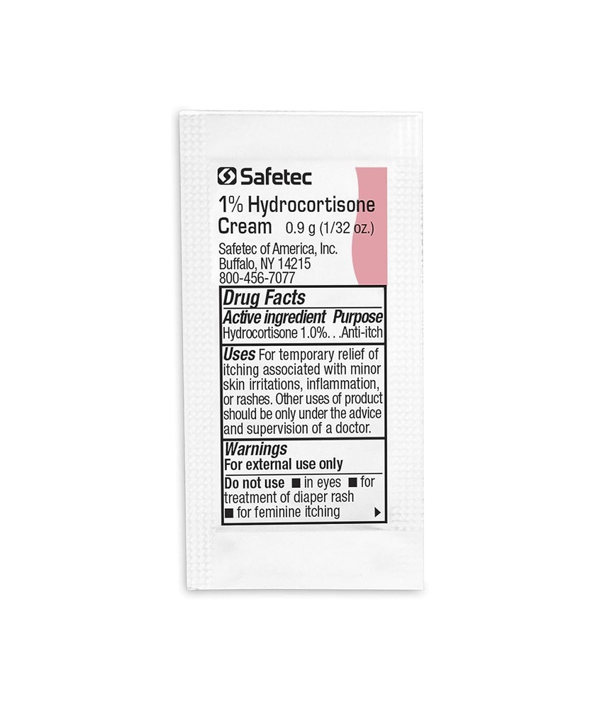 Safetec Hydrokortisoni 1% Cream.9 g. pussi (puskuripakkaus - 2000 count)