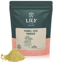 Lily of the Valley Fennel Seed Extract Powder - Great for Cooking, Salaatteja ja teetä - 100% Raw Source from India - Vegan & Gluteeniton - pakattu Resealable Pouch (8oz, 226 g)