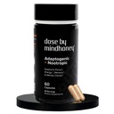 MINDHONEY | DOSE 60 Count, Premium All-in-One Nootropic Brain Supplement | Fokus, humör, energi och minne | Funktionella Mushrooms & Adaptogens - Lion's Mane, Ashwagandha, L-Theanin, Bacopa och Vitaminer