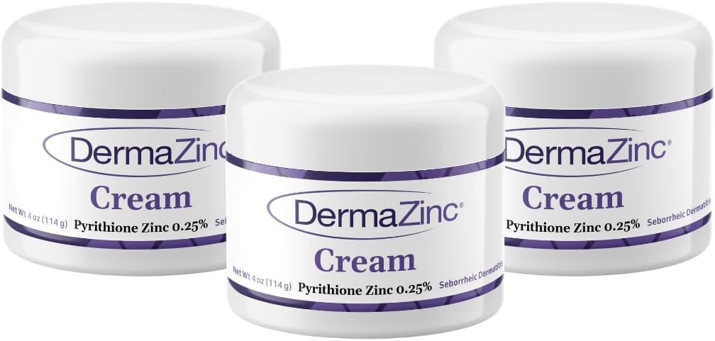 DermaZinc Therapy Cream, Sinkkivoide iholle, SkinDisorder ReliefCream psoriaasi, dermatiitti, ekseema, ja muu ihon kunto (3 pakkaus)