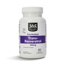 365 asiakas Whole Foods Market, Transresveratrol 250Mg, 60 kasviskapselia