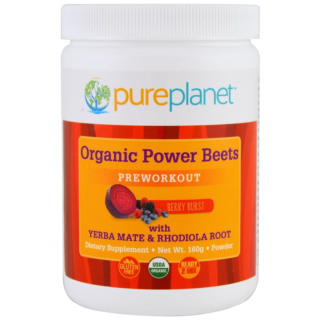 Rena Planet Organic Power Beets Preworkout Berry Burst 160 g
