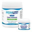 KALA TERVEYS MSMPure Fine Powder 1lb ja lihas-ja nivelvoide 2oz Bundle