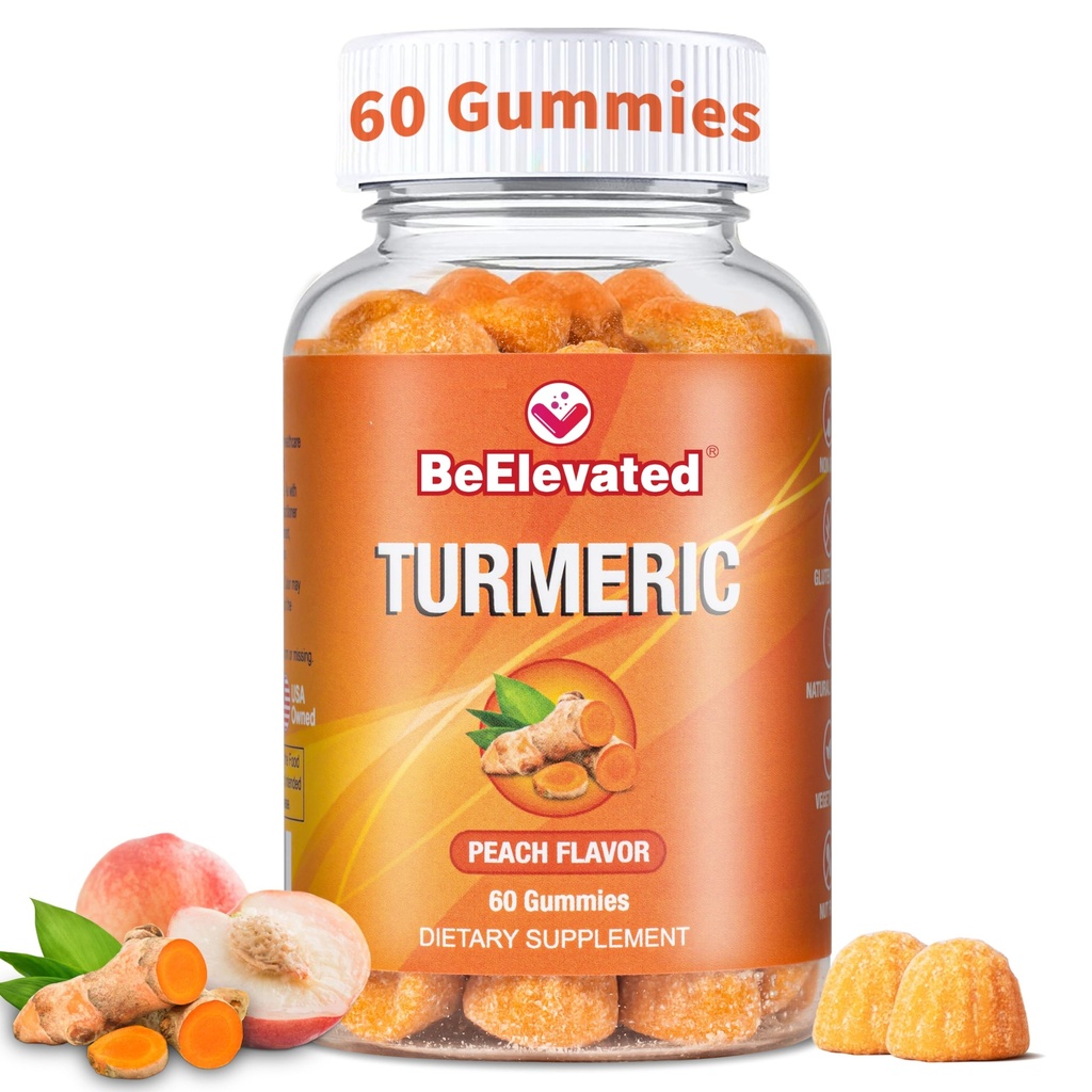 Curcumin Turmeric Gummies ... Extra Strength 2000mg 8:1 uute Turmeerinen täydentää Gummies Black Pepper & Inkivääri Vegaani ei-GMO Joint Support Chewables ...