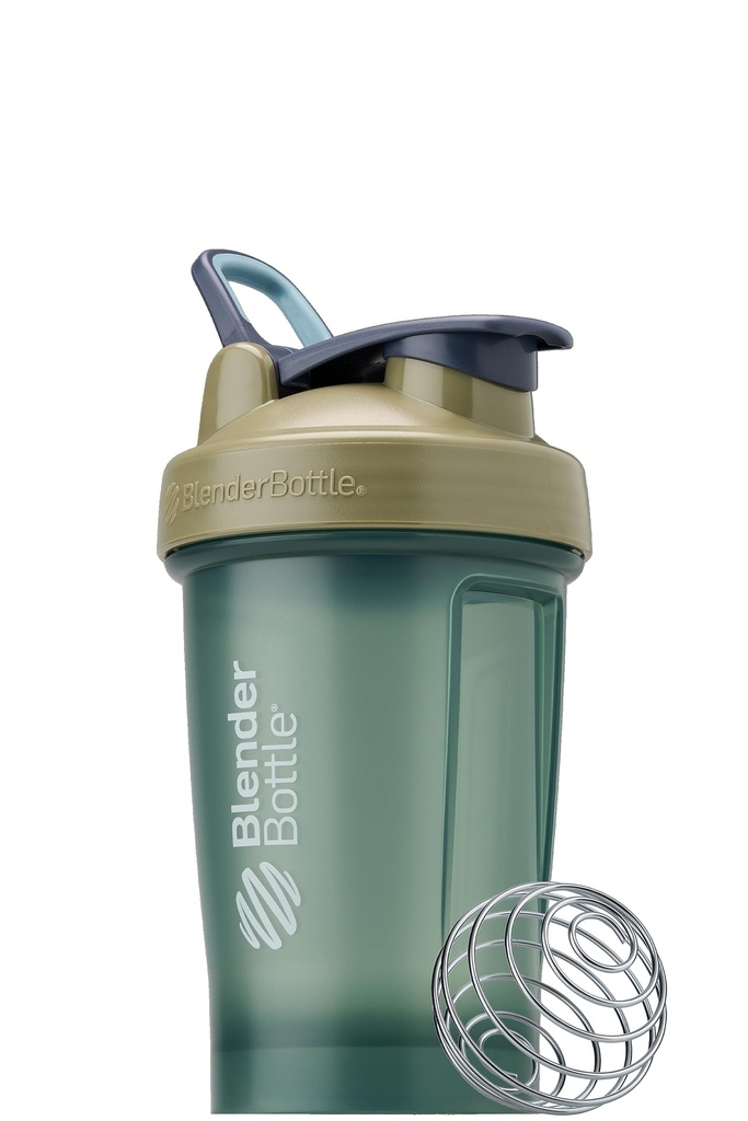 BlenderBottle Classic V2 Shaker Bottle Täydellinen Proteiini Shakes ja Esiharjoitus, 20oz, Full Color Tan