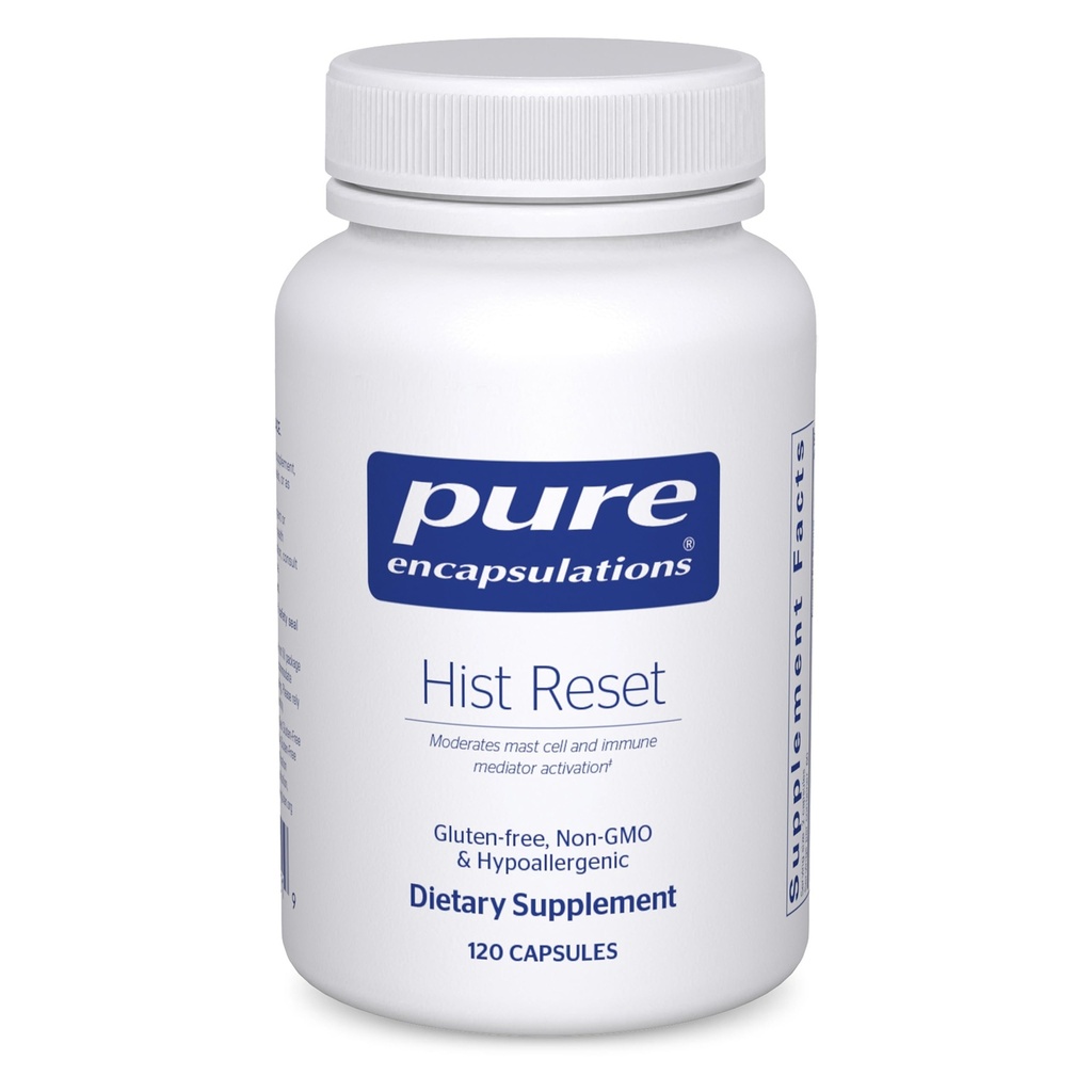 Pure Encapsulations Hist Reset ... Tuki nenä- ja hengitysterveydelle*... 120 kapselia