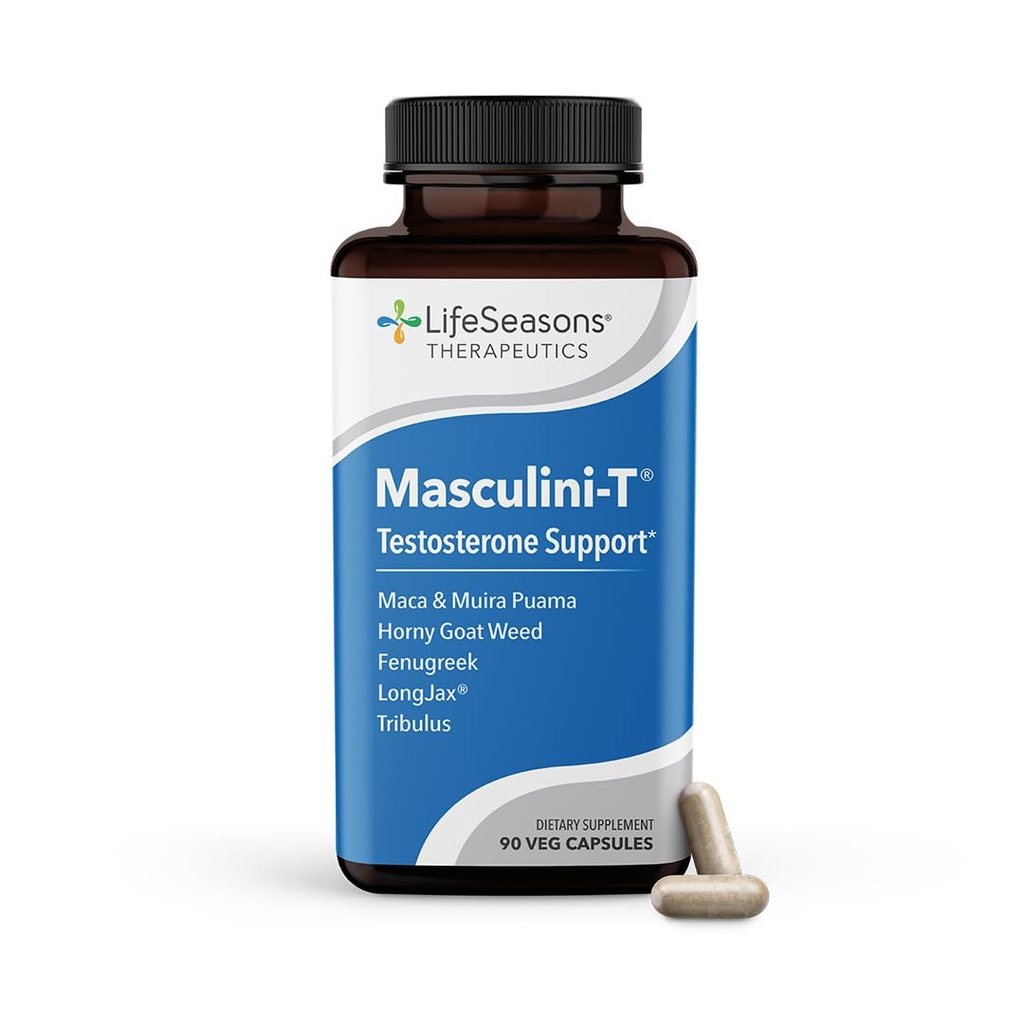 LifeSeasons Masculini-T - Testosteroni tuki täydentää - parantaa henkisiä ja fyysisiä näkökohtia seksuaalinen ja urheilullinen suorituskyky - tukee normaalia erektio - parantaa Libido - 90 kapselia