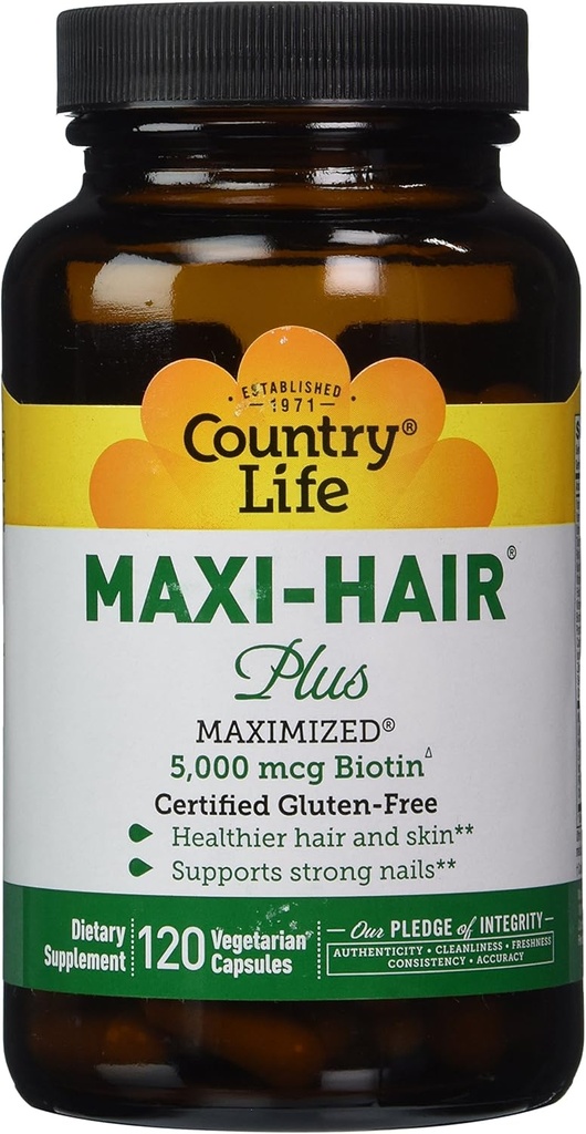 MAA LIFE-vitamiinit Maxi-Hair Plus BIOTIN, 120 VCAP