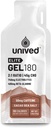 Unived Elite Gel 180-2:1 Ratio of Simple & Complex Carbs med Beta Alanine & Essential Electrolytes - för Endurance Athletes Runners & Cyclists -180kcal - Cocoa Sea Salt - 50mg Koffein - Pack på 6