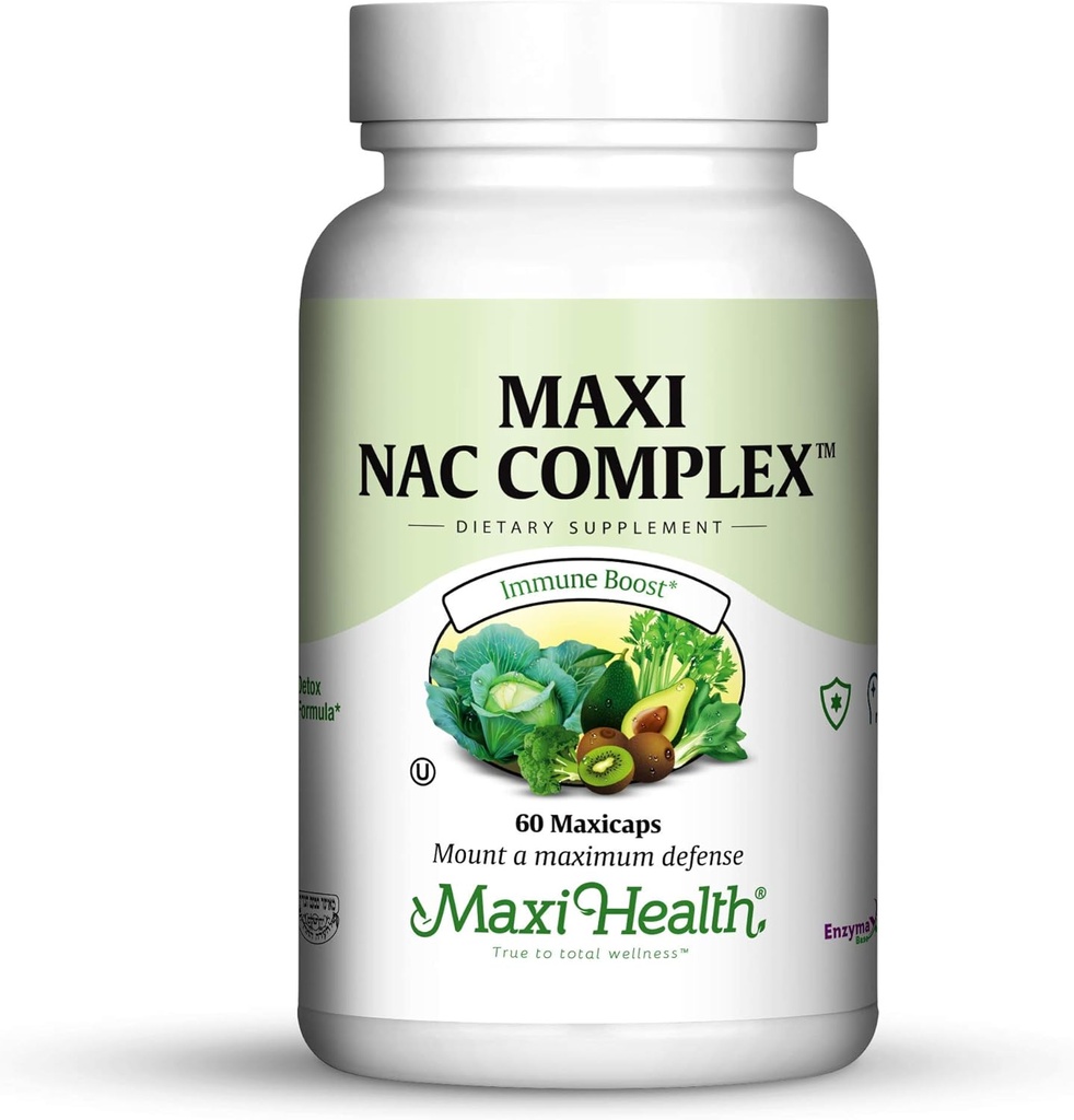 Maxi NAC Complex Molybdenum ja alennettu L Gluatatione kapselit, 60