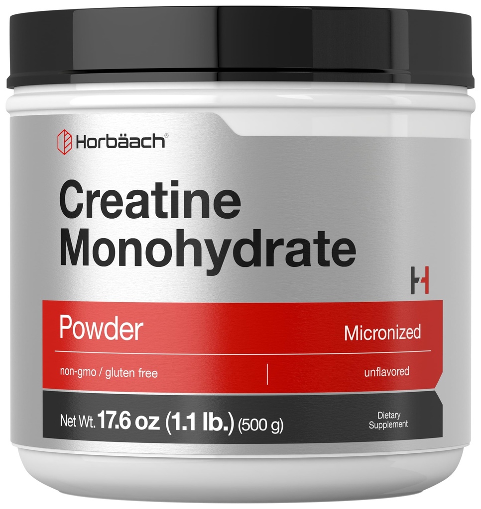 Horbäach Creatiini Monohydraatti Kuiva-aine 1, 1 lb (17, 6 oz) ...