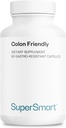 Supersmart - Colon Friendly 17 miljardia PMY per päivä (Probiootti) - Bowel Movement Lisäravinteet Ei-GMO & Gluteenittomat - 90 DR Kapselia