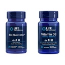 Life Extension Bio- Quercetin Immuno & Heart Health Antioksidantti 30 kapselia + D3-vitamiini 5000 IU 60 Softgels