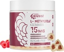 L-Metyylifolaatti 15 mg Gummies for Adult, Sokerittomia Gummies auttaa parantamaan energiaa, aivojen toiminta - Aktiivinen Foolihappo & B12-vitamiini täydentää immuunitukea, ei-GMO, Gluteeniton