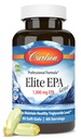 Carlson - Elite EPA Gems, 1000 mg EPA Fish Oil, Wild-Caught, Norwegian Fish Oil Supplement, kestävästi lähde, auttaa säilyttämään terve Triglyseridi tasoilla, 60 Softgels