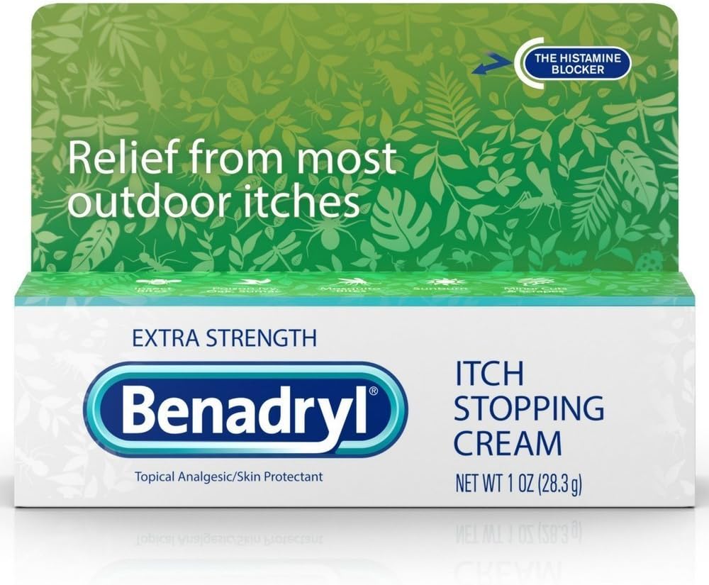 Benadryl kutina lopettaa Cream Extra vahvuus 1 oz (Pack of 8)