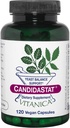 Vitanica Candidastat, Yeast Balance Supplement and Support, Vegan, 120 kapslar
