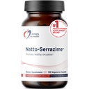 Design för hälsa Nattokinase med Serrapeptidase - Natto-Serrazime + Proteolytic Enzymes - Designad för att stödja ett hälsosamt cirkulationssystem + immunhälsa - icke-GMO-tillägg (120 kapslar)